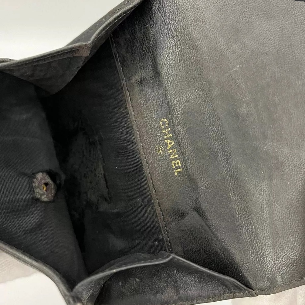 Chanel CC logo lamb skin small wallet - Picture 9 of 9